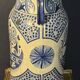 Vintage blue and white Chinese umbrella stand – 20th century H45cm