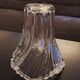 Transparent Art Deco crystal vase