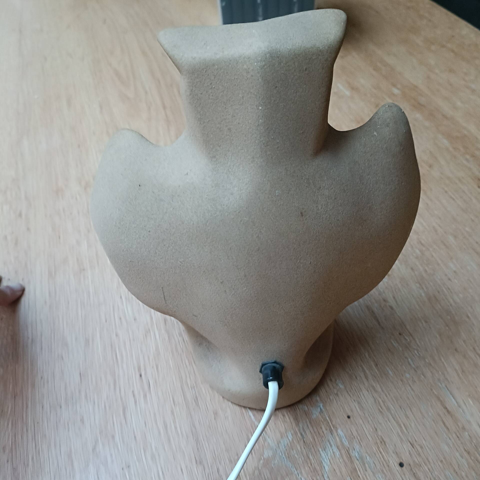 Zoomorphic lamp, owl, seventies