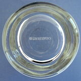 Suite of six glasses with orangeade, long drink, water or table in colorless crystal.