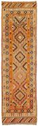 Turkish Handwoven Vintage Herki Kilim 97 cm x 307 cm