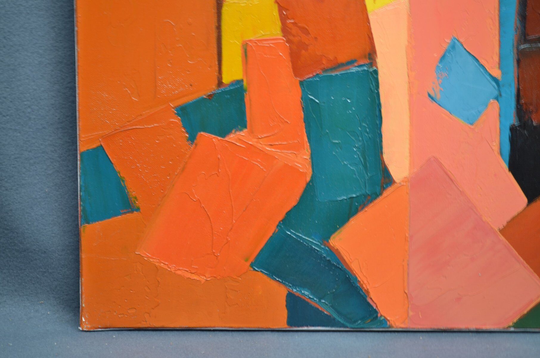 Michel Petiot, known as Micha, Composition for Violin No. 2, canvas