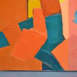 Michel Petiot, known as Micha, Composition for Violin No. 2, canvas