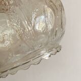 Vintage champagne molded glass globes