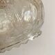 Globes vintage en verre moulé champagne