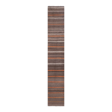 Tapis vintage turc de Oushak, tissé à la main 56x340 cm