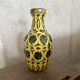 Vintage BAY KERAMIK vase model 76 20 – yellow green – West Germany
