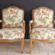 Pair antique armchairs