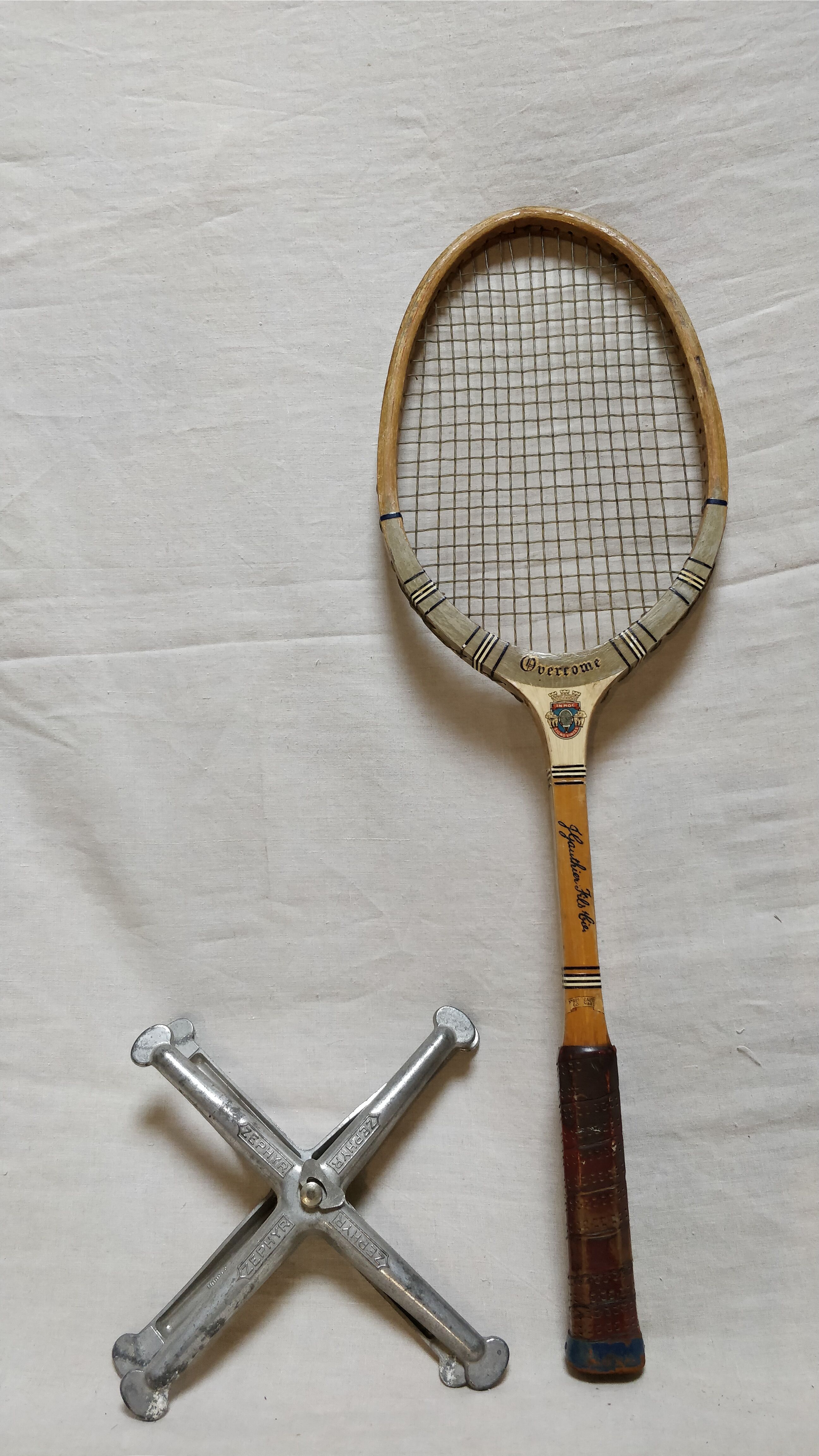 Vintage son gauthier tennis racket