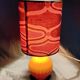 70's glass lamp