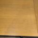 Extendable wooden and metal table, 80s