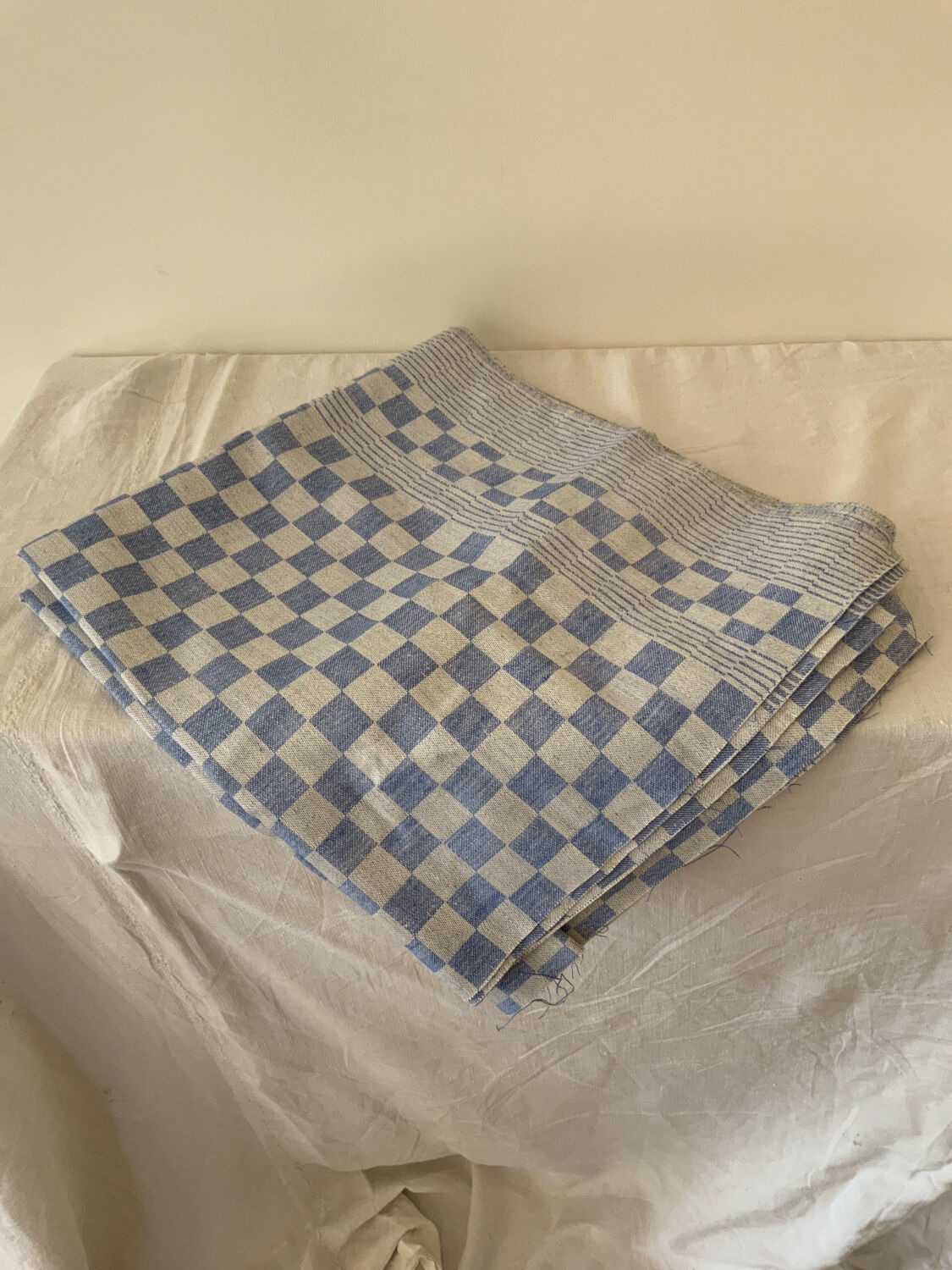 Nappe à carreaux Selency x Monoprix Croisé Laroche