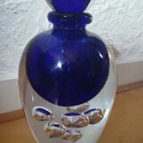 Flacon en verre souflé par Jean Claude Novaro, piece unique.