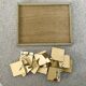 Wooden puzzle frame from the 1930s/40s depicting a rabbit