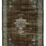 Modern Unique Rug, Turkish Oriental Handmade Boho Kilim Rug,for Kitchen,Bedroom 187x 260 cm