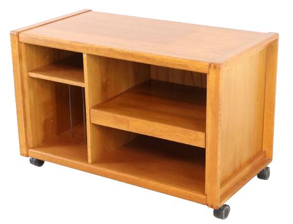 vintage teak deens Audiomeubel / platenspeler kast 'Virum'