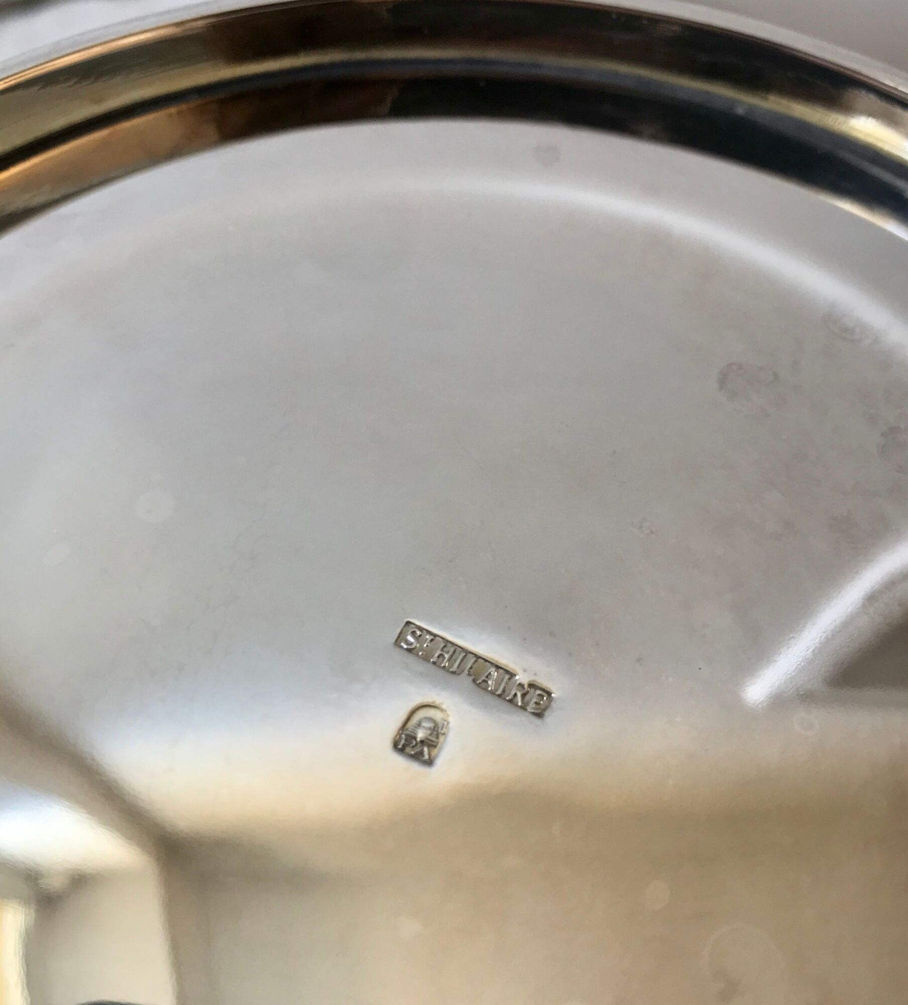 Saint Hilaire champagne bucket in silver metal