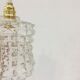 Vintage suspension in transparent diamond tip glass