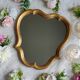 Wall mirror gilded wood