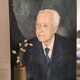 Portrait in oil on canvas