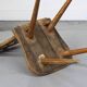 Chaise primitive de montagne antique du 19ème siècle