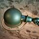 Lampe industrielle vintage Jieldé à 3 bras verte – Lampe de travail française réglable B22
