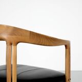 “Ulna” wooden armchair by Franco Poli for Bernini, Italy 1986.