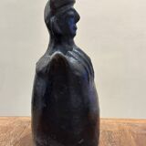 Natural pottery statuette