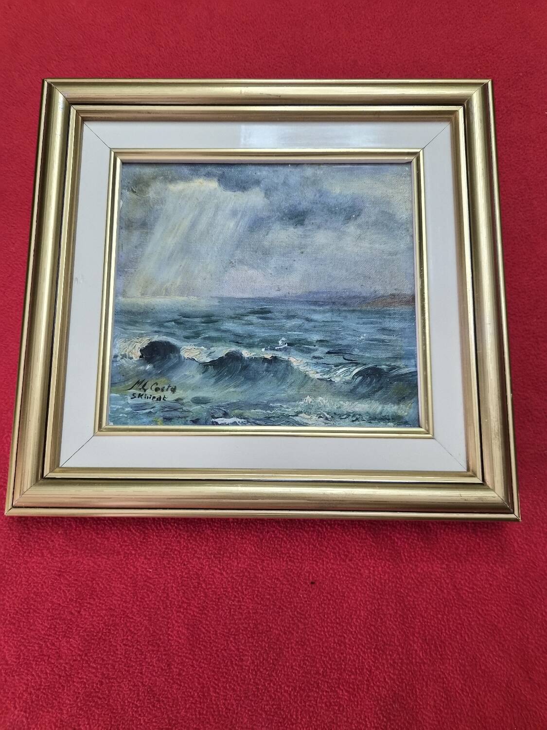 Marine painting ML Costa