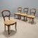 Chaises anciennes Louis-Philippe en noyer, Italie, XIXe siècle