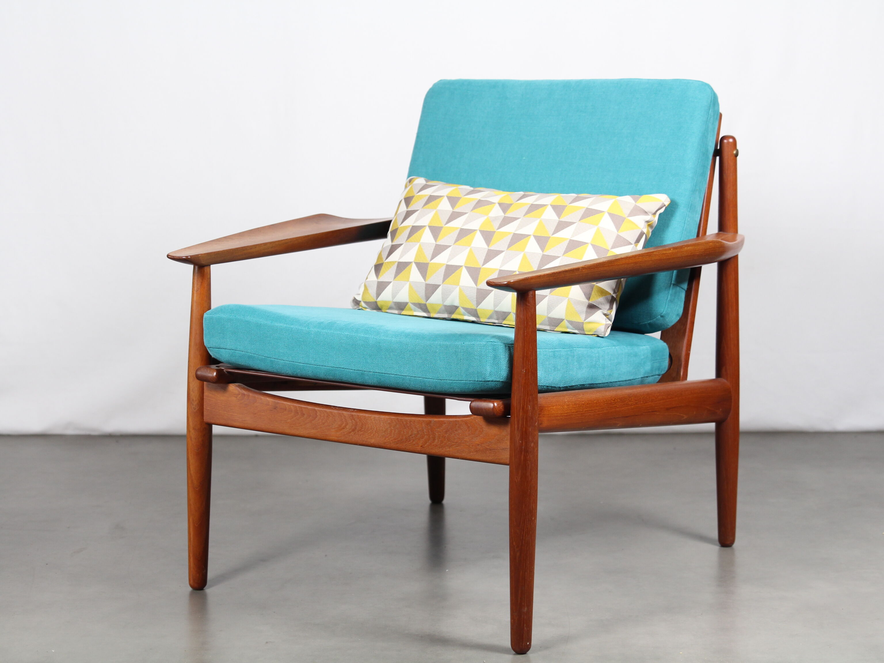Scandinavian teak armchair by Arne Vodder for Gløstrup Mobelfabrik