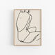 Female figure giclee art print, 50x70cm