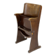 Vintage Cinema Chair TON (Thonet), 1940s Czech, Wooden Theatre Seat
