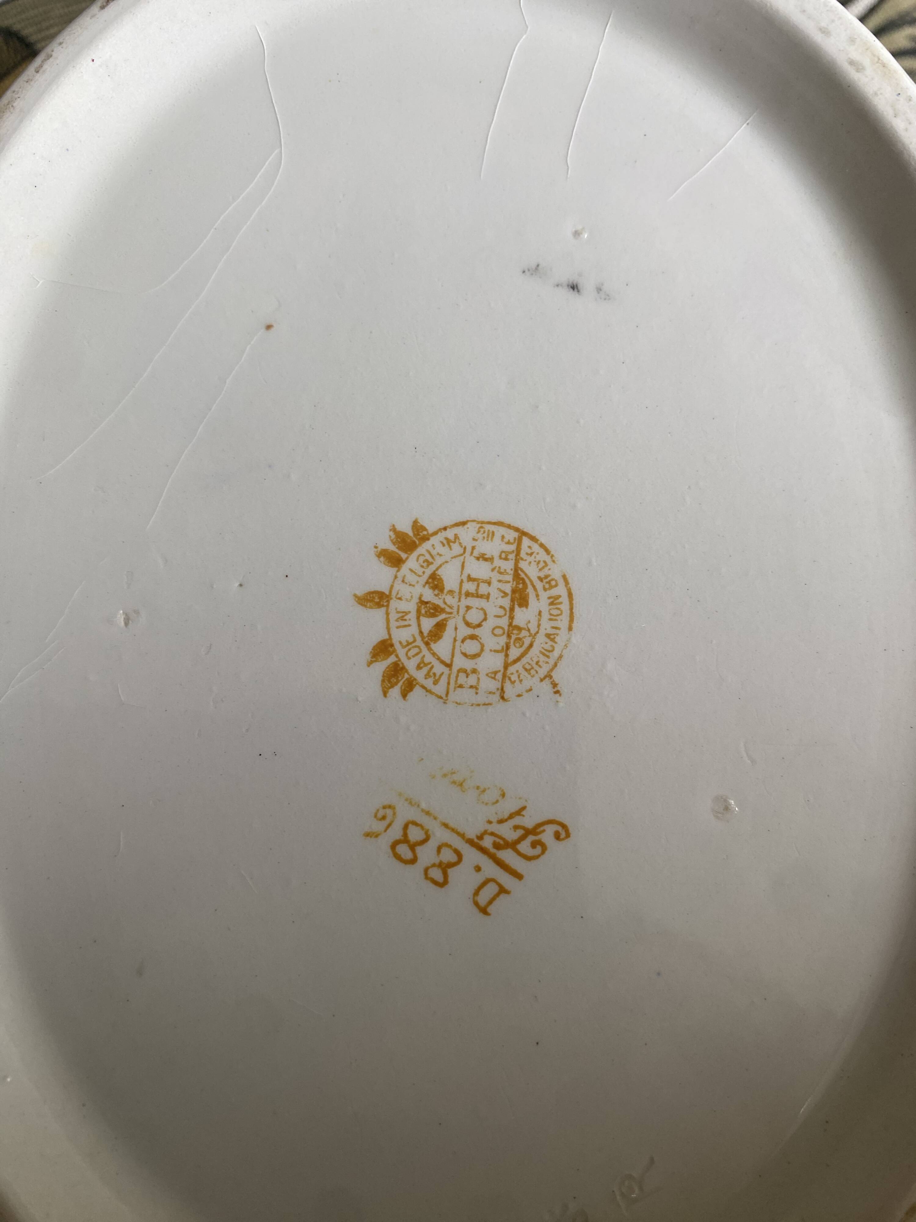 Soupière Boch Frères La Louvière