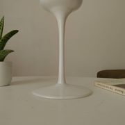 Vintage Scandinavian Ikea candlestick in Opaline.