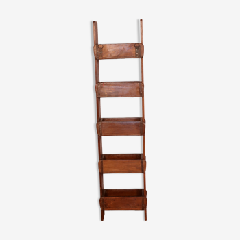 Shelf 5 levels in Burmese teak