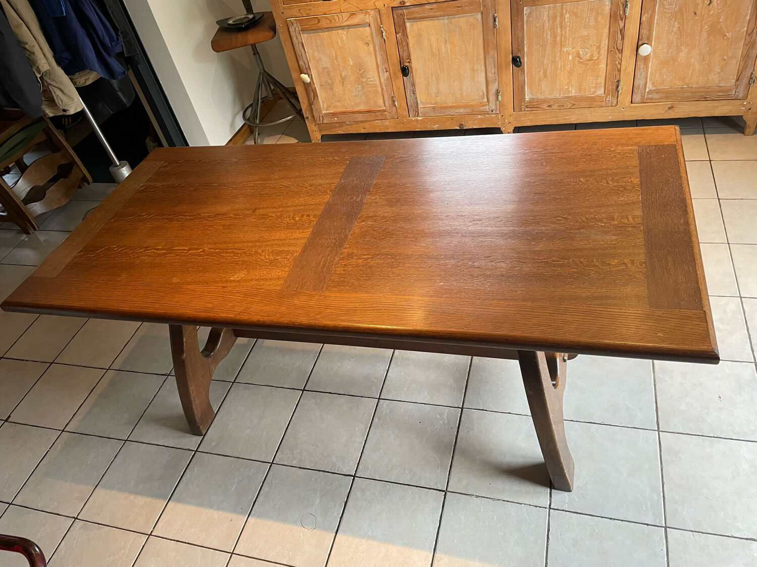 Neoclassical style farmhouse table dlg Guillerme et chambron 60/70