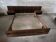 Vintage rosewood Scandinavian bed