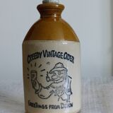 Stoneware jug, cider bottle.