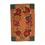 Carpet American made hooked hand 62x113cm - 1920