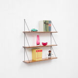 Wall shelf, 1960s, solid beech wood