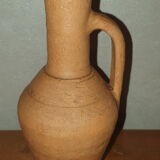 vase en grès type amphore avec anse