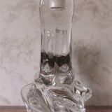 Paire de bougeoirs deux branches cristal