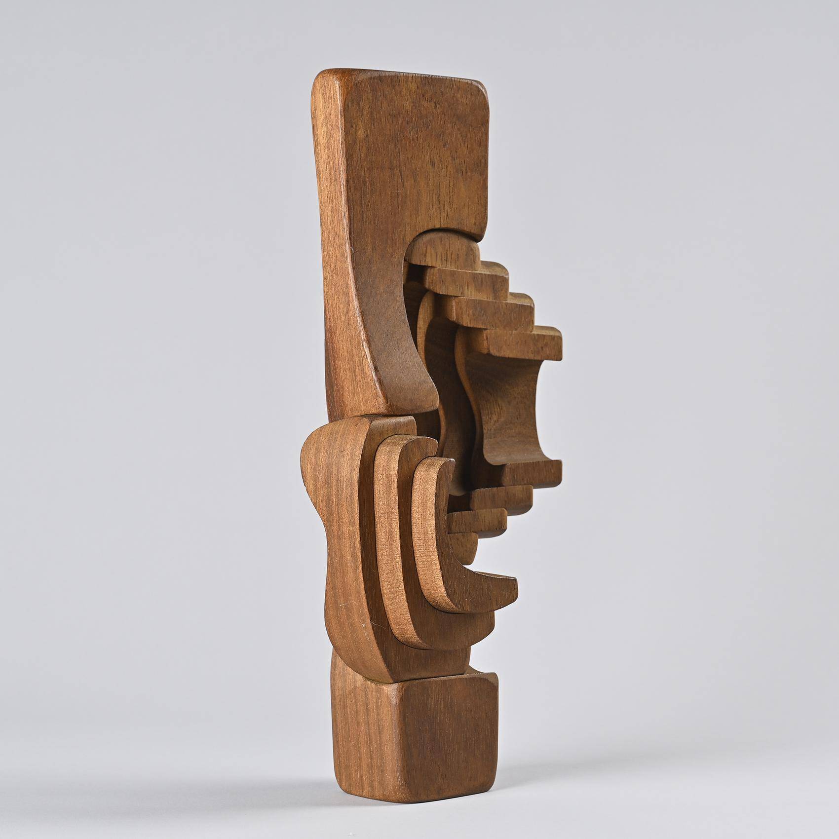 Sculpture en bois par Brian Willsher, Royaume-Uni circa 1970