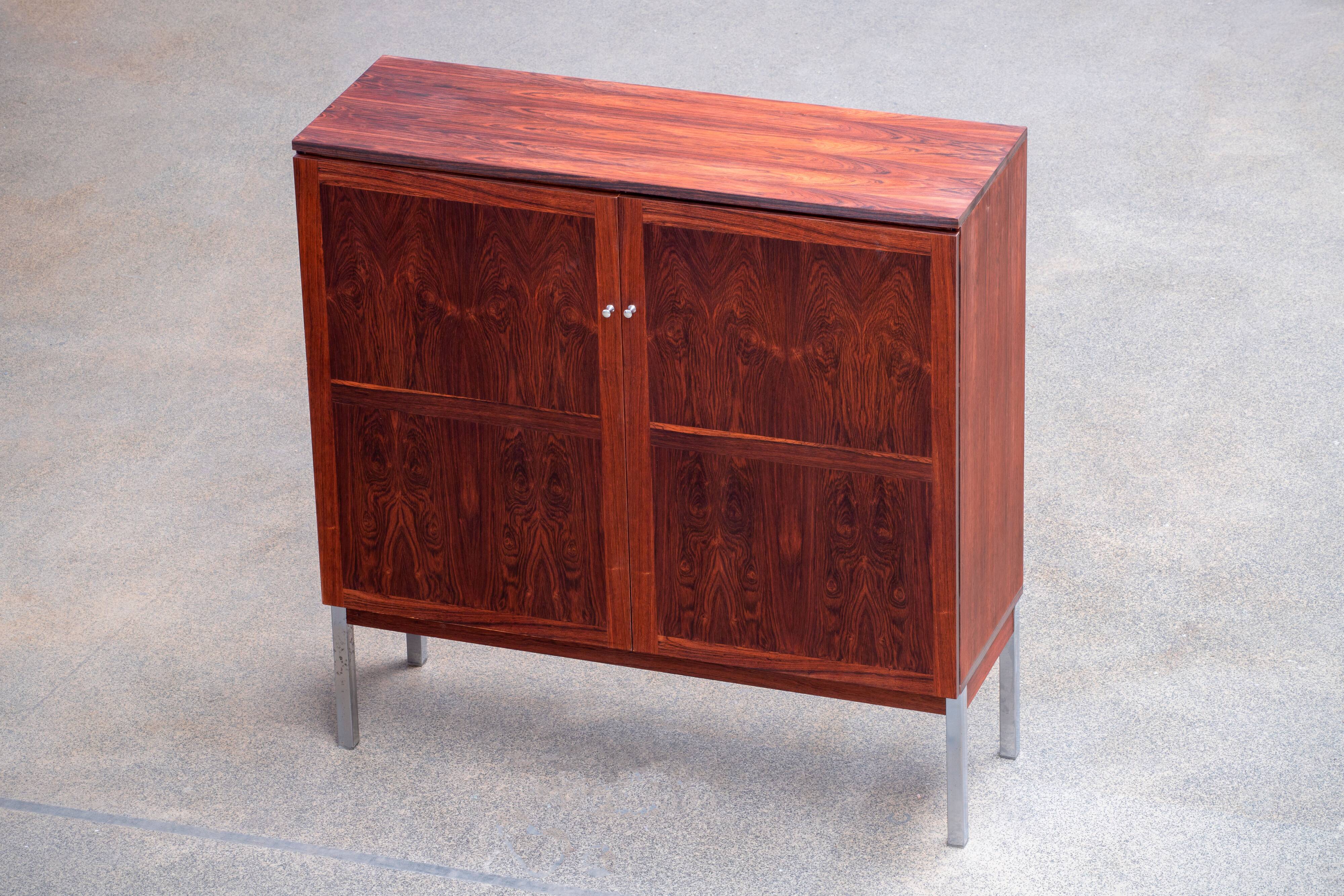 Vintage Scandinavian rosewood sideboard 1960