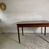 Danish rosewood dining table with extensions, 1960s