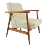 Fauteuil Z chiné beige et vert