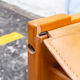 Beech and leather chairs by Ibisco Italia 1960