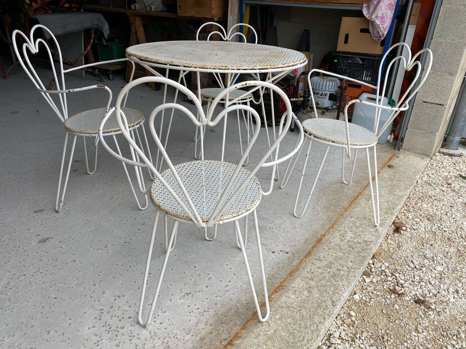 Mathieu Matégot garden furniture - 1954
