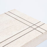 Vintage travertine console table